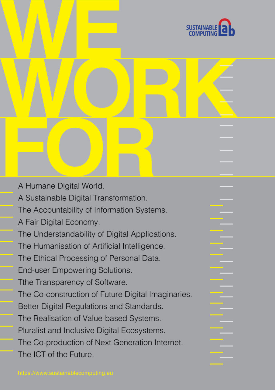The Sustainable Computing Lab; Version 2020 - The Sustainable Computing Lab